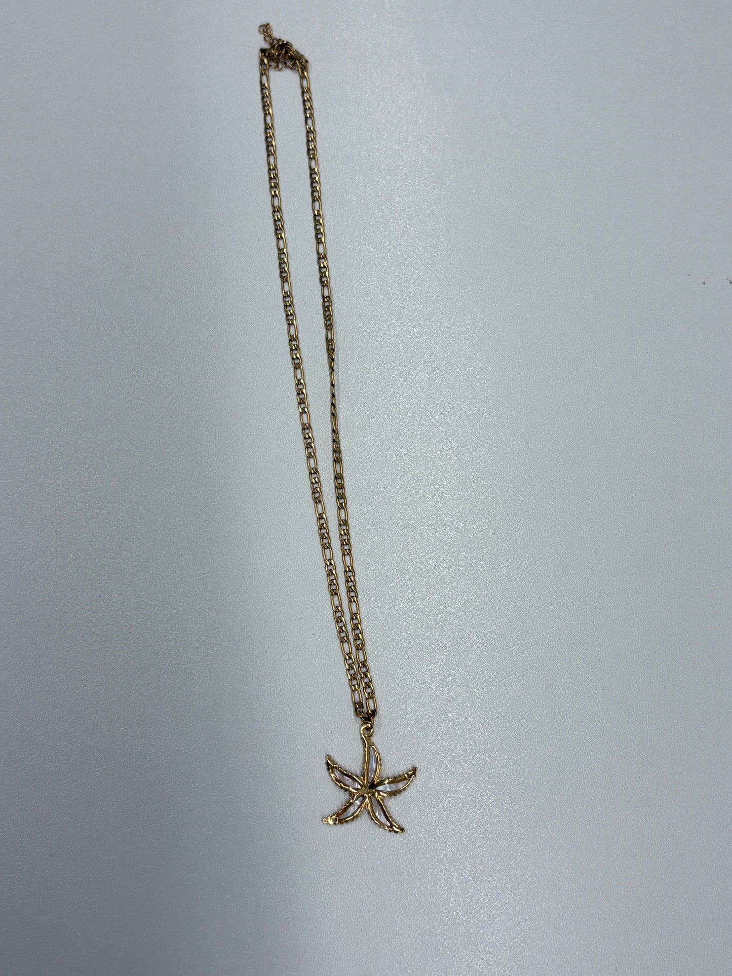 Beige Starfish Necklace