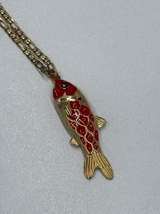 Red Fish Necklace