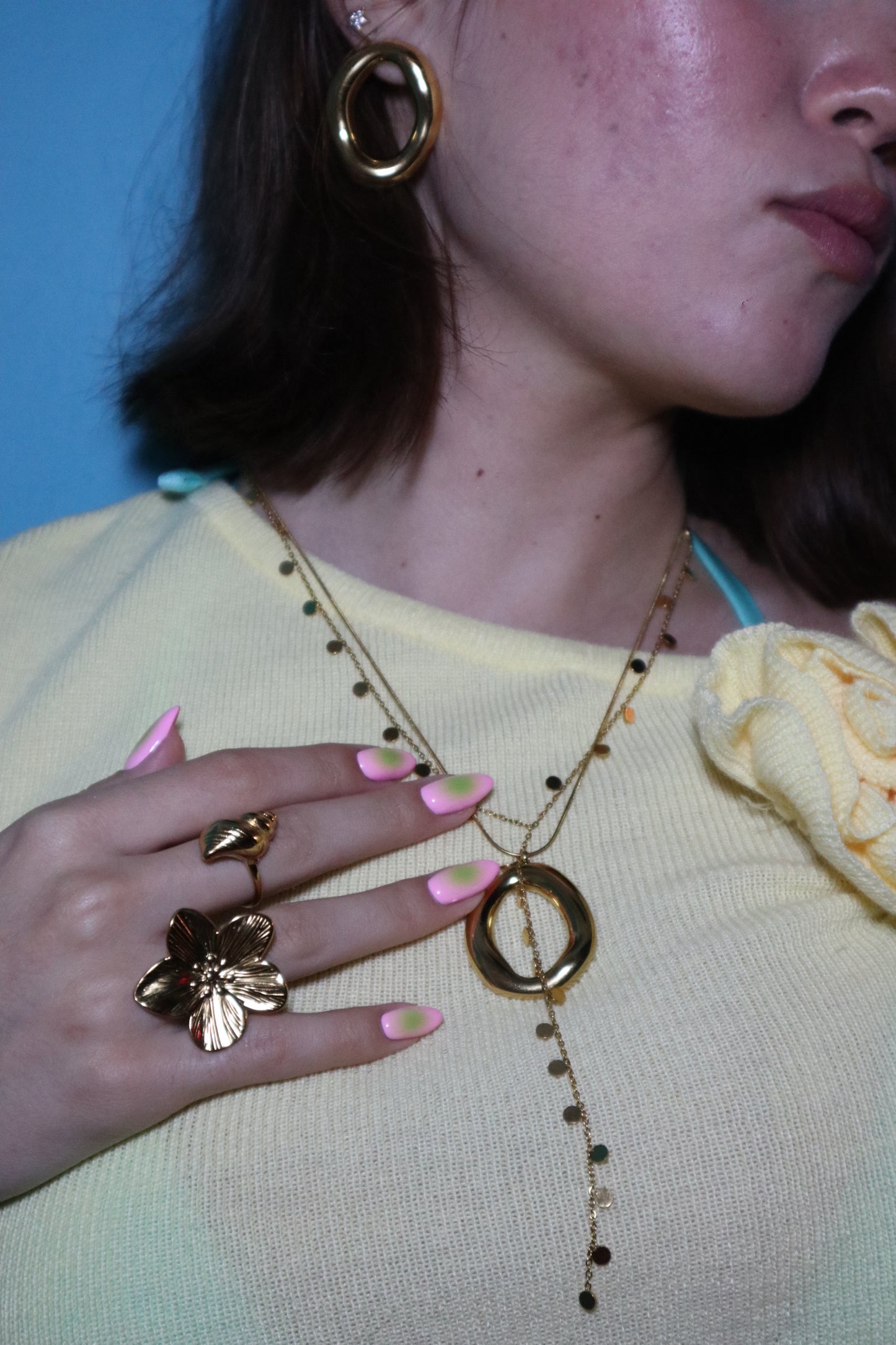 Open Ring Necklace