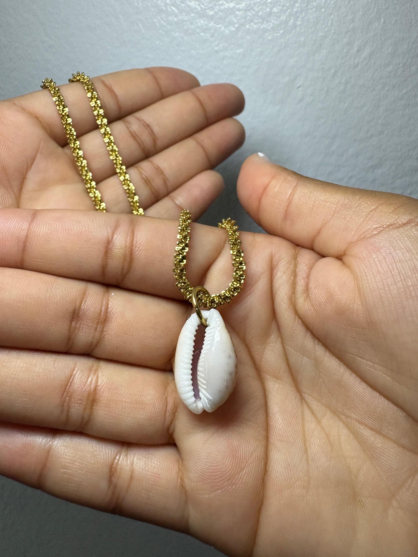 Real Small Cowrie Shell Necklace
